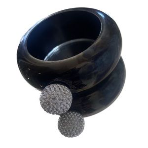Flask/Bracelet Chic and Tonic Pave Knob